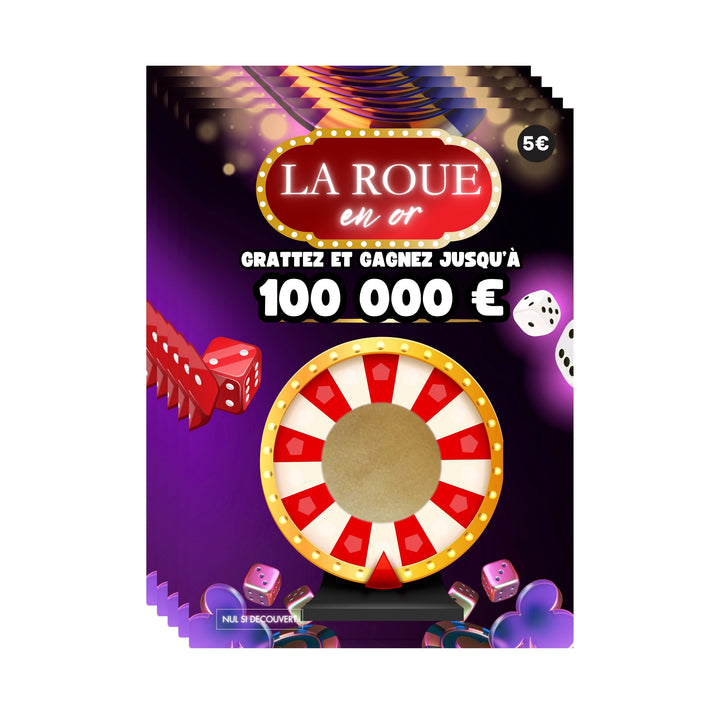 La roue en or - Carte à Gratter LOT